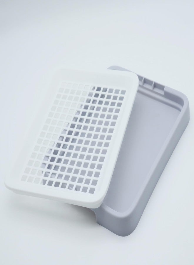 DEFKIYT Rabbit Potty Training Litter Box, Guinea Pig Litter Box Detachable Plastic Rabbit Potty Tray Hamster Toilet Box for Small Animal - Image 2